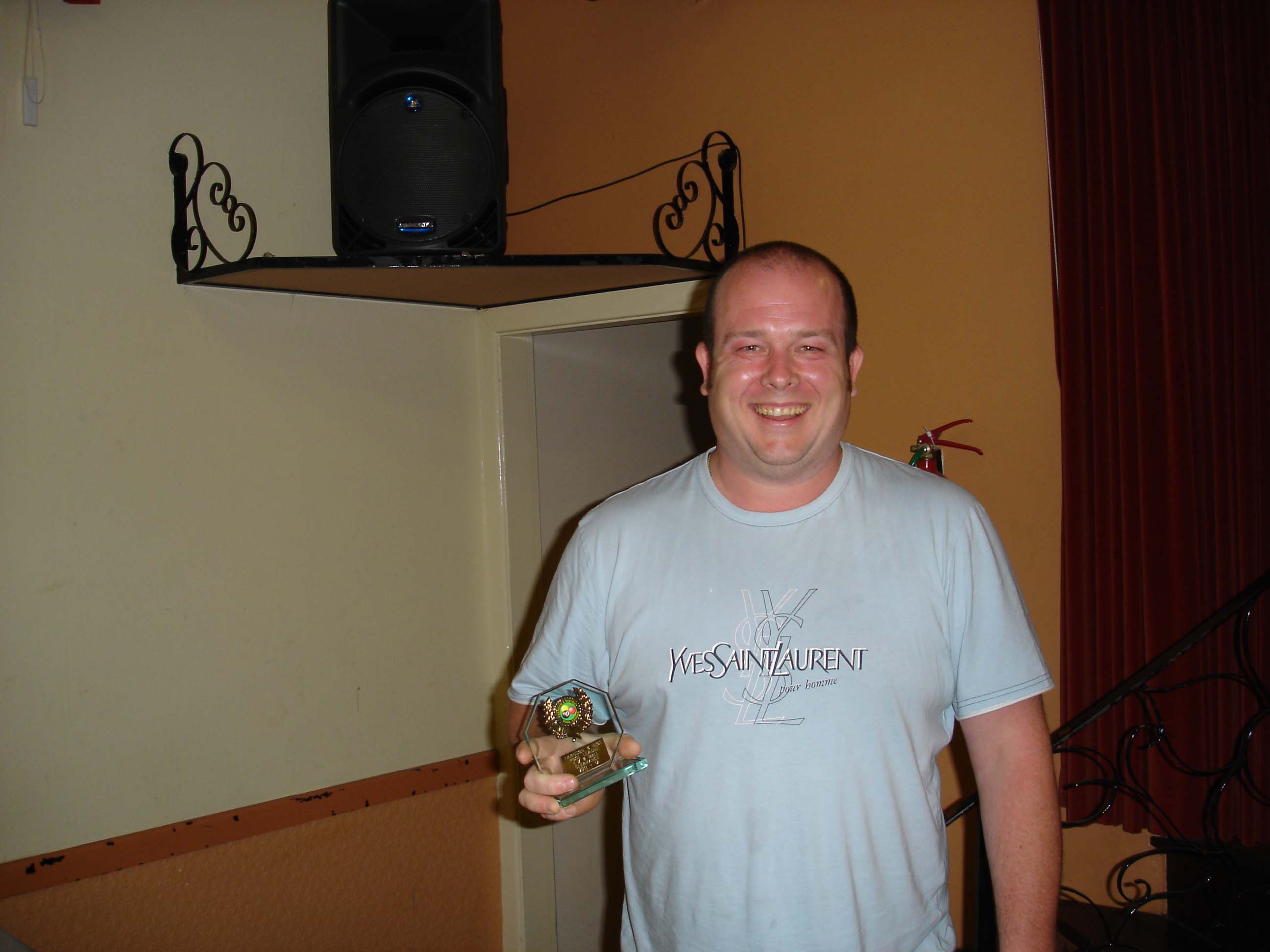 8 Ball Winner - Lee Venables