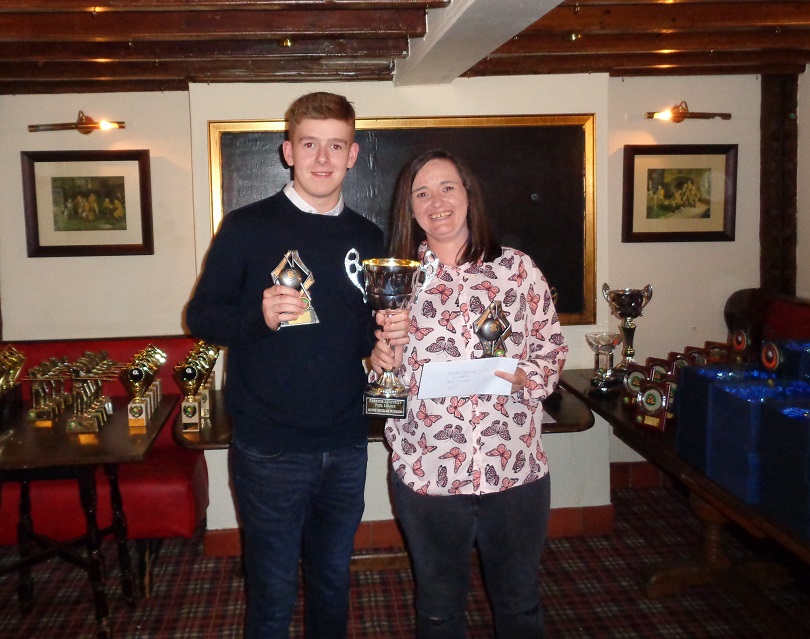 Mixed Doubles Winners - Anthony Formstone and Lauren Jones