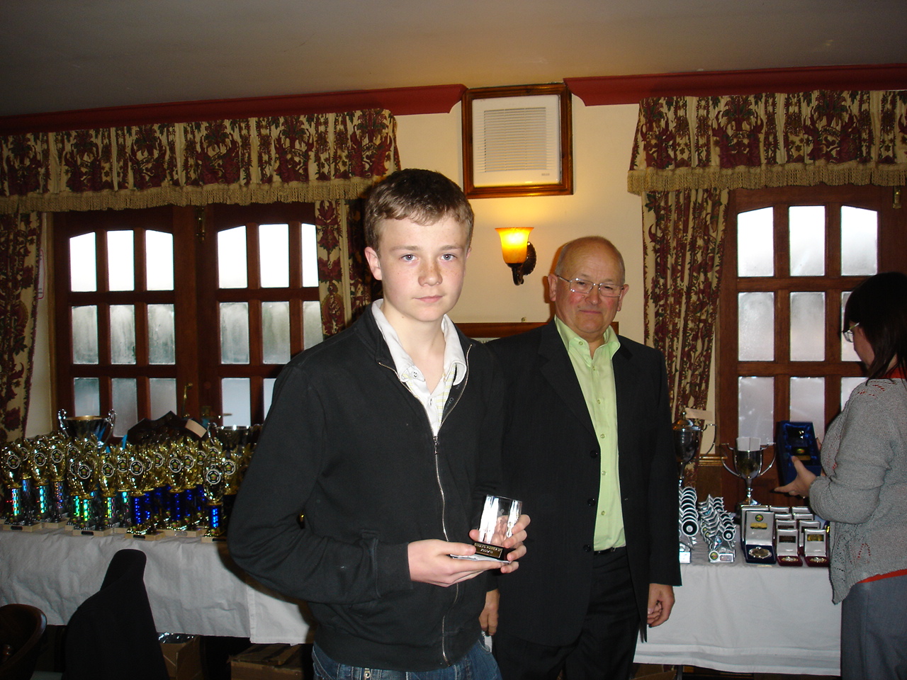 Singles Runner up - Sam Hancock