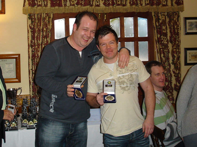 2 * 8 Ball winners James Ellis and Lee Venables