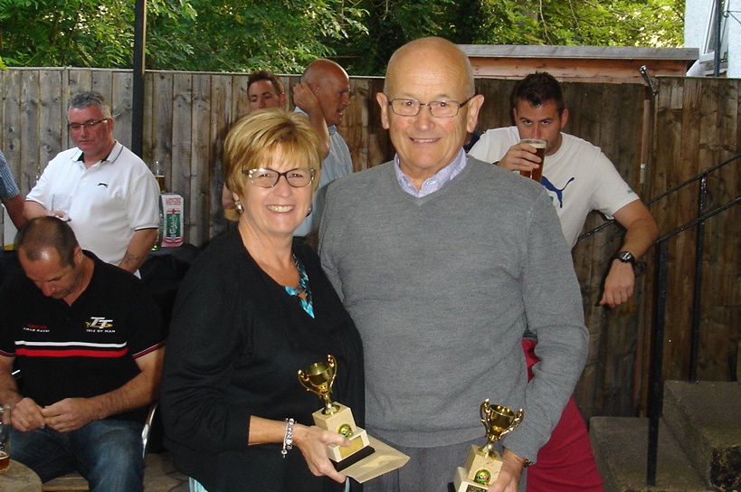 Mixed Doubles Runners Up - Peter Hughes and Carol Hughes