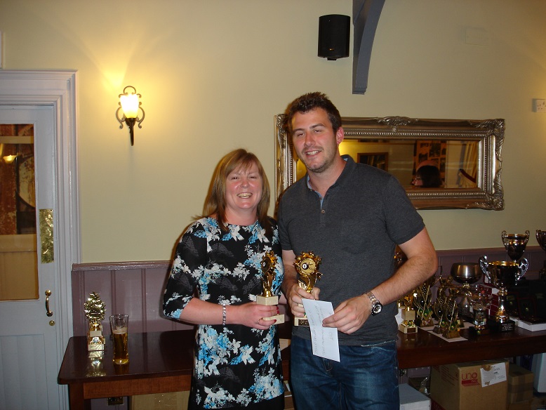 Mixed Doubles Winners - Tony MacDonald and Steph Cliff